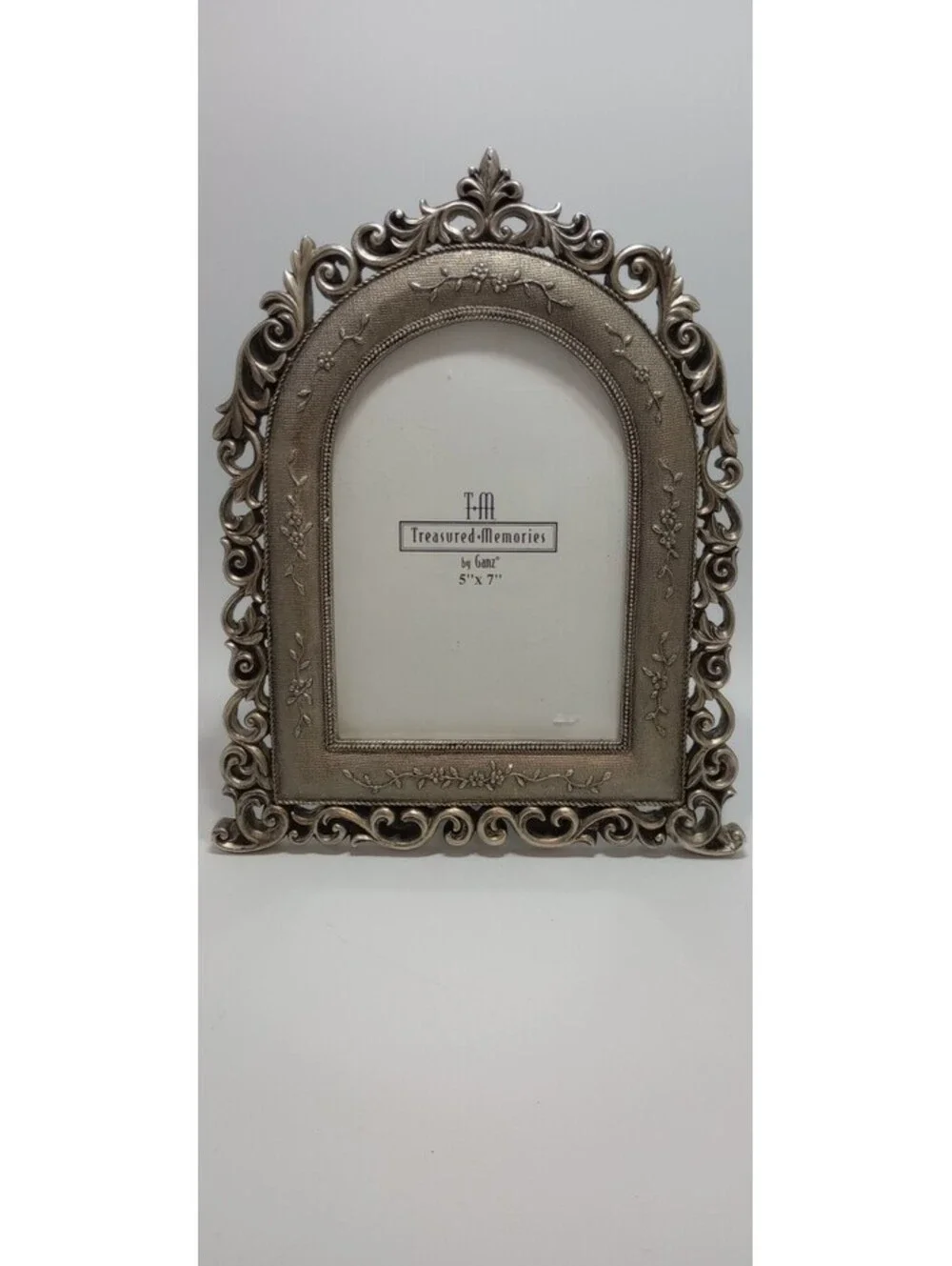 Treasured Moments Photo Picture Frame Cathedral 5 X 7 Silver Wood Composite
